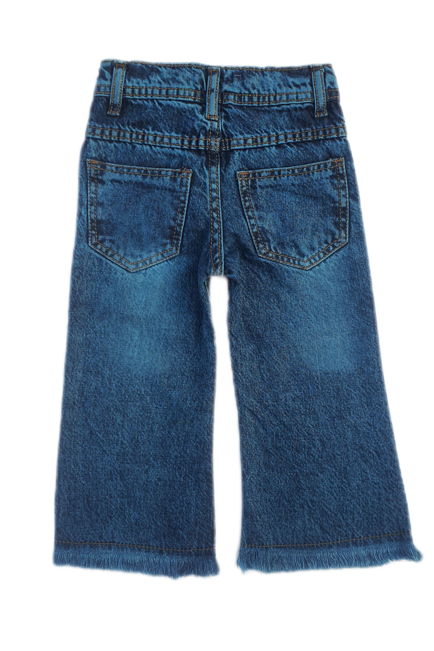 BLUE EMBROIDERED JEANS