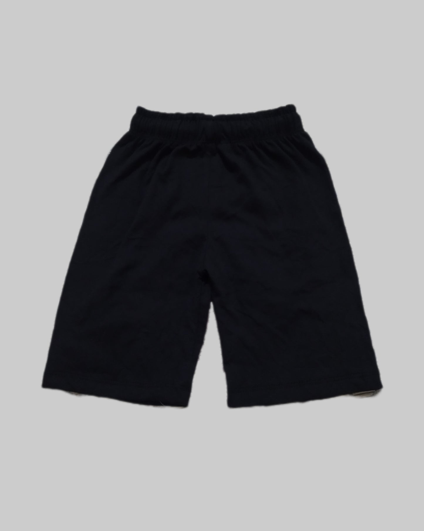 BLACK POLO GRAPHICS SHORT