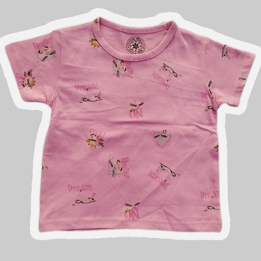 MINNIE MINORS PINK PANTHER GRAPHICS T-SHIRT