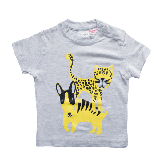 ZARA KIDS 3D PANTHER GRAPHIC T-SHIRT