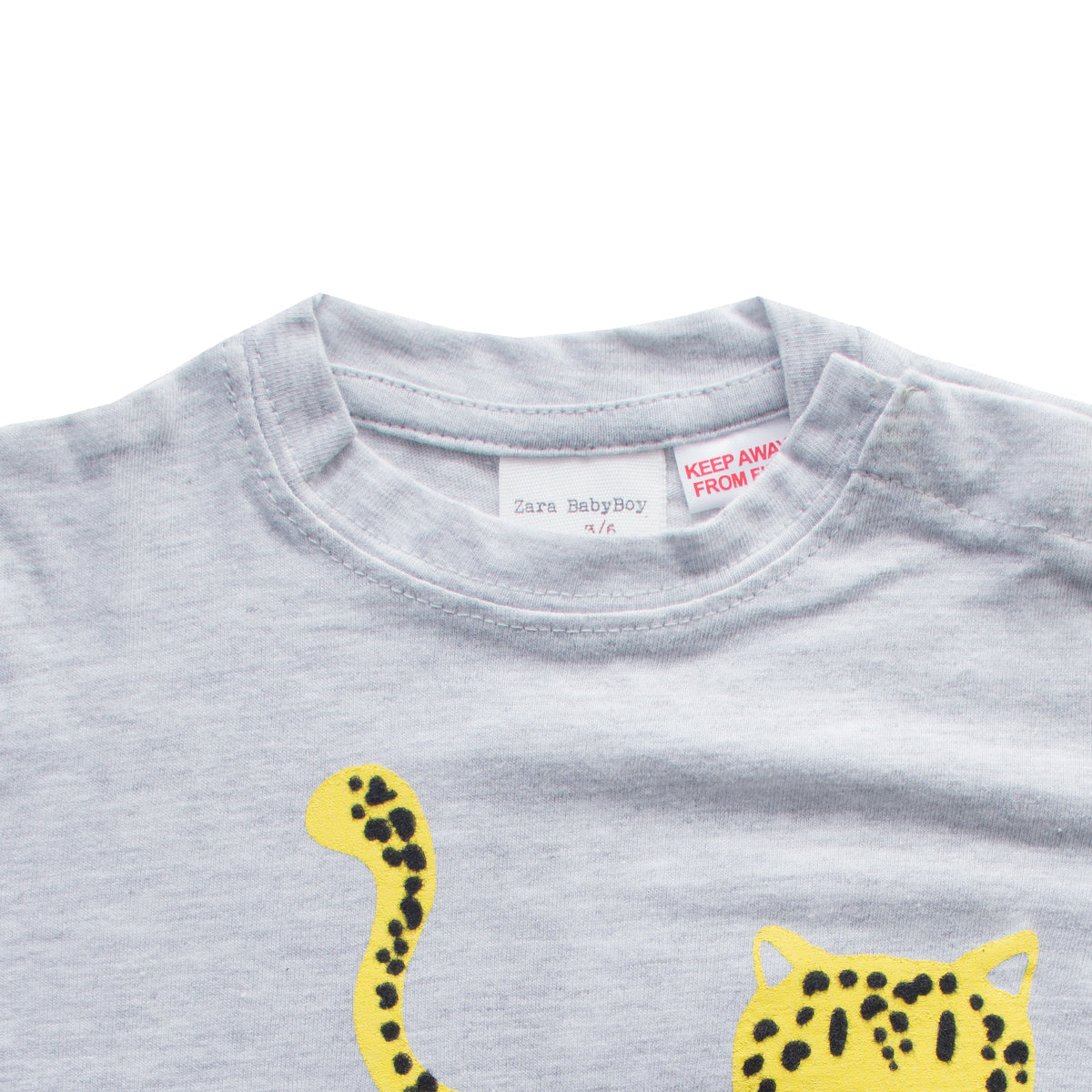 ZARA KIDS 3D PANTHER GRAPHIC T-SHIRT