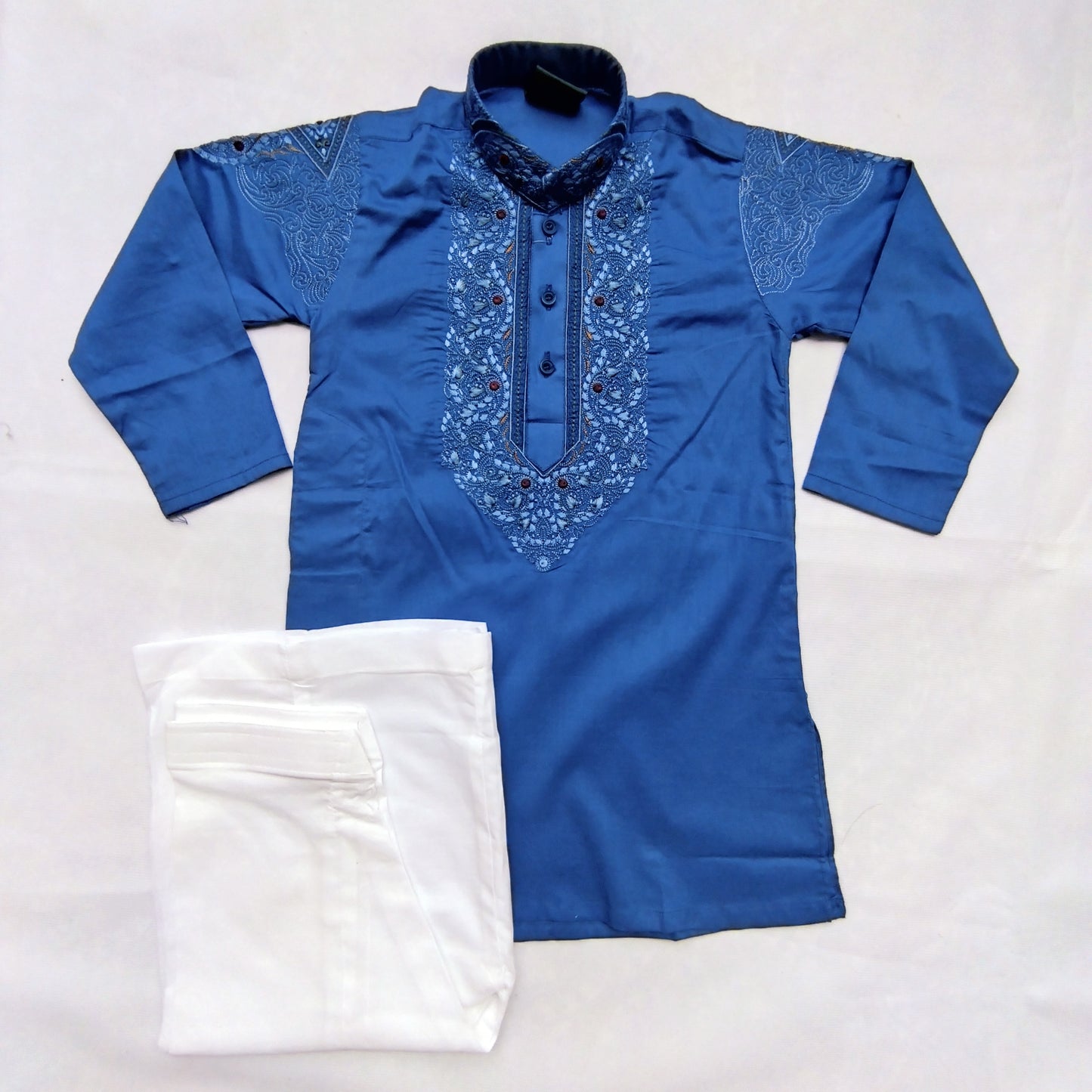 THE BEST EMBROIDERED KURTA & SHALWAR D-162