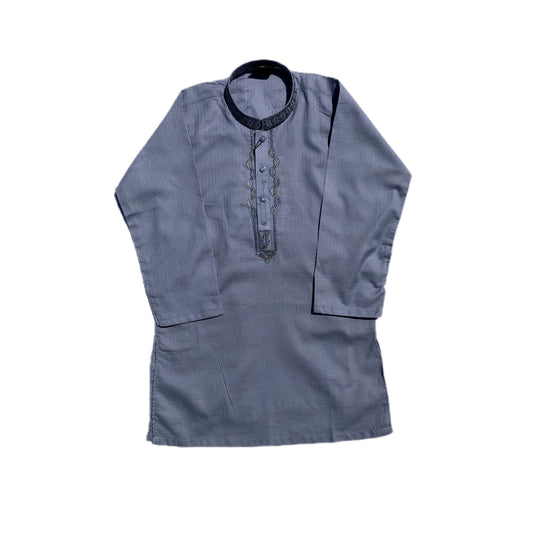 BLUE EMBROIDERED KURTA & SHALWAR