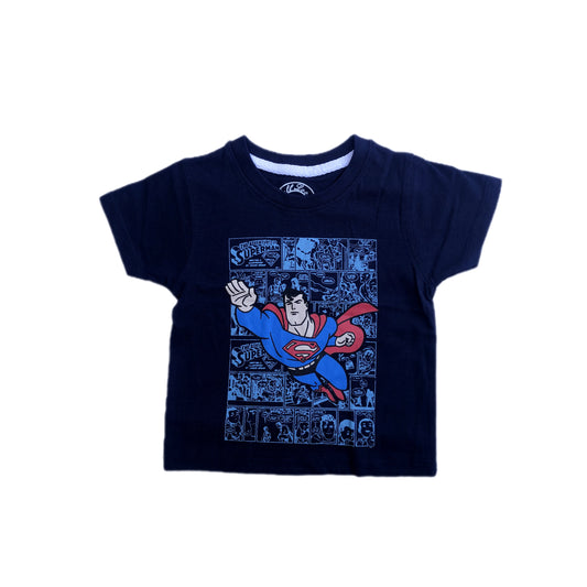 WELL LOOK SUPER MAN PRINTED GRAPHIC T-SHIRT