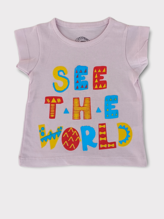 MINNIE MINORS SEE THE WORLD GRAPHIC T-SHIRT